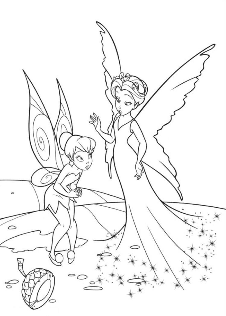 coloriage clochette la verite